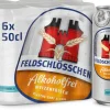 Feldschlösschen Bier Weizenfrisch alkoholfrei 6 x 0.5 l