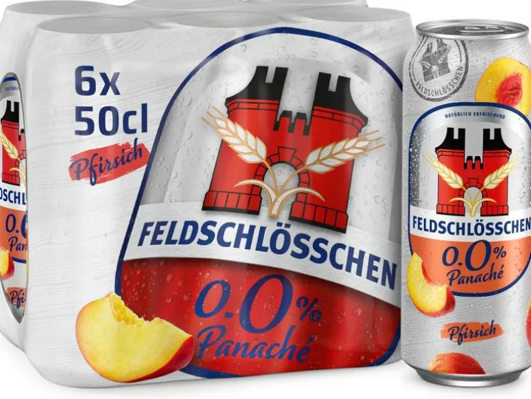 Feldschlösschen Panaché 0.0% Pfirsich 6 Stück x 0.5 l