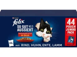 Felix Nassfutter AGAIL Fleisch Auswahl, 44 x 85 g