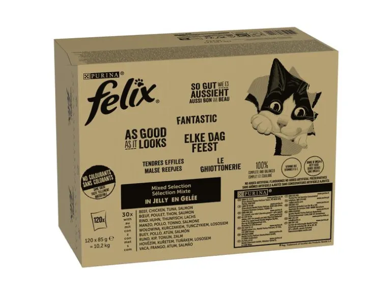 Felix Nassfutter AGAIL Mixed Selection, 120 x 85 g
