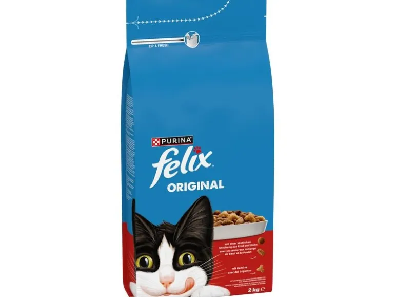 Felix Trockenfutter Original Fleisch 2 kg