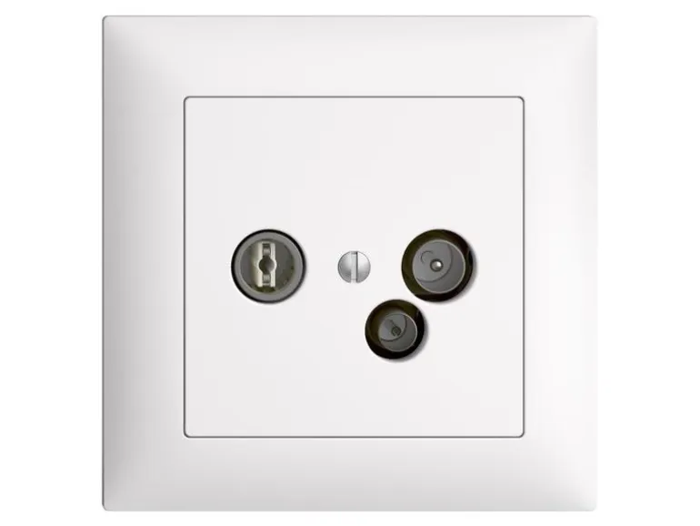 Feller EDIZIOdue Multimedia-Dose DD11 für R/TV/Modem