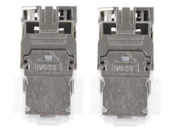 Feller EDIZIOdue Netzwerkdose UP 2x RJ45 Kat. 6A geschirmt