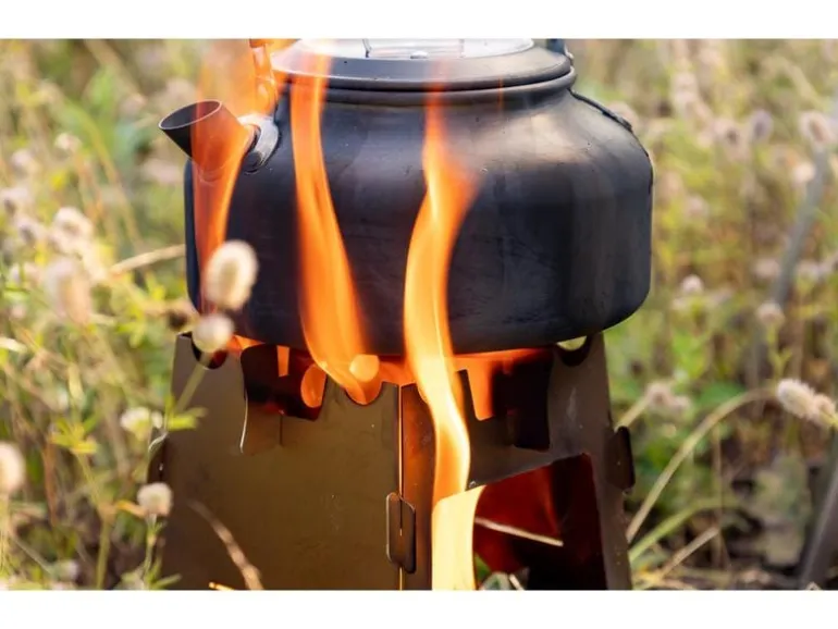 Fennek Grill Campingkocher Hobo Premium, Edelstahl