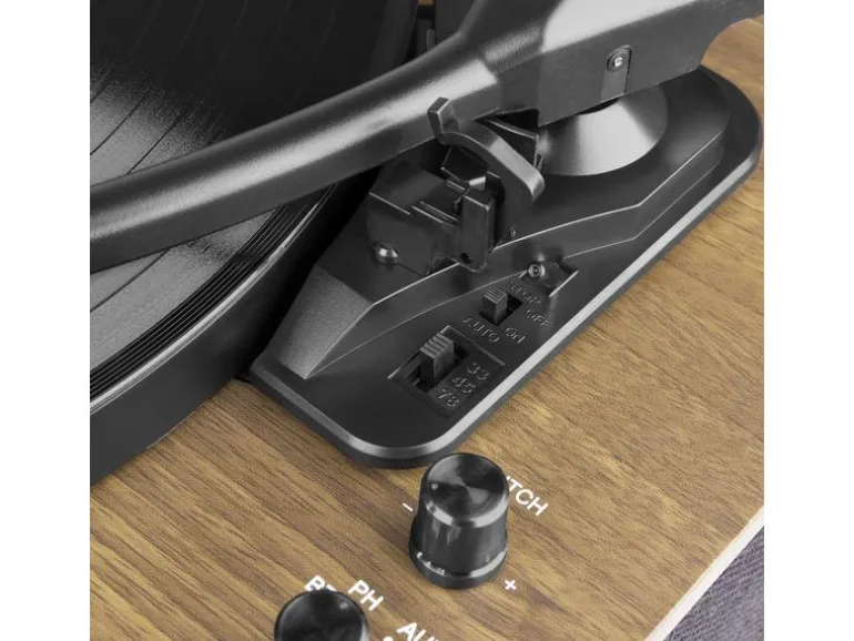 Fenton Plattenspieler mit Bluetooth RP162 Hellbraun
