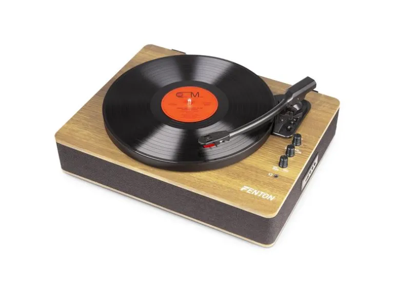 Fenton Plattenspieler mit Bluetooth RP162 Hellbraun