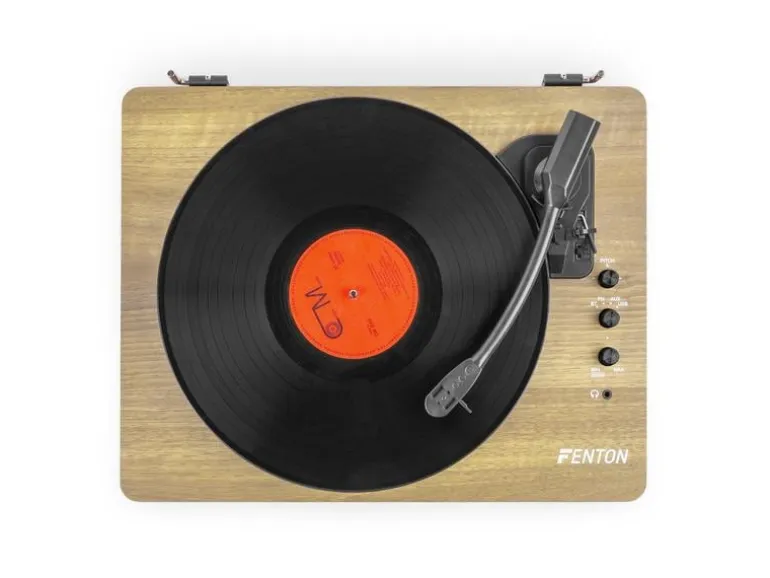 Fenton Plattenspieler mit Bluetooth RP162 Hellbraun