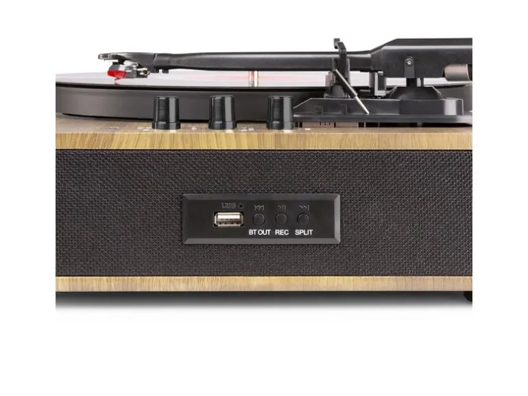 Fenton Plattenspieler mit Bluetooth RP162 Hellbraun