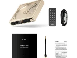 FiiO CD Player Titanium Gold, 0.96 Zoll LCD