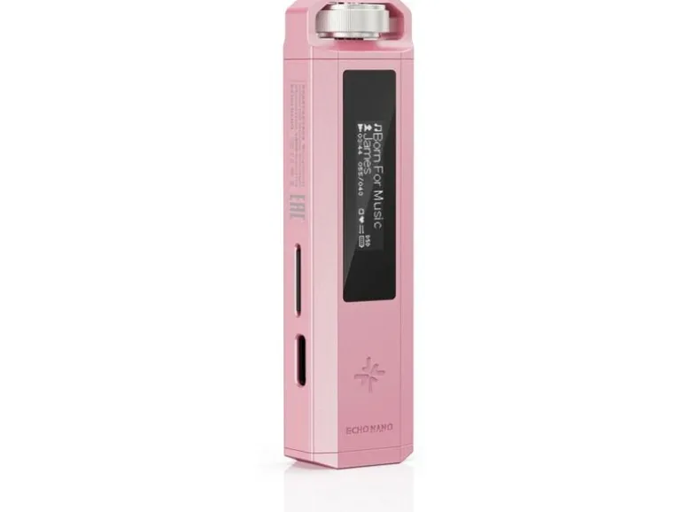 FiiO ECHO NANO Pink, 0.91 Zoll Bildschirm