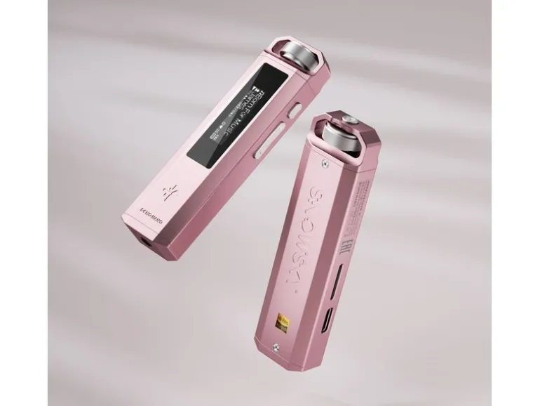 FiiO ECHO NANO Pink, 0.91 Zoll Bildschirm
