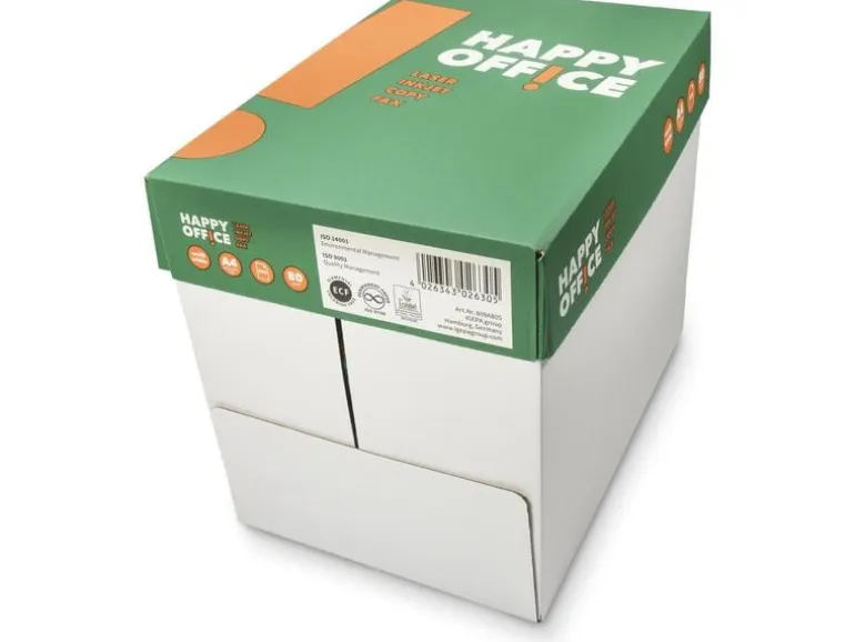 Fischer Papier Druckerpapier Happy Office A4, 80 gm2, 2500 Blatt