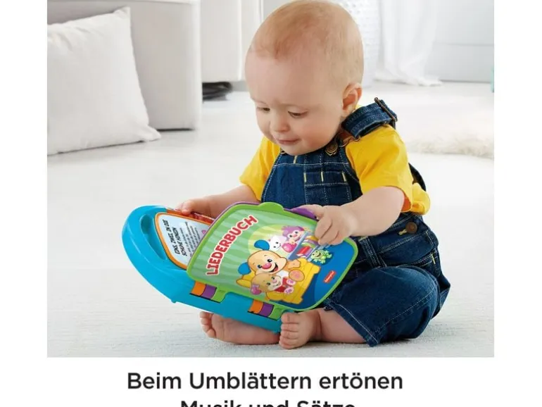 Fisher-Price Musikspielzeug Lernspass Liederbuch