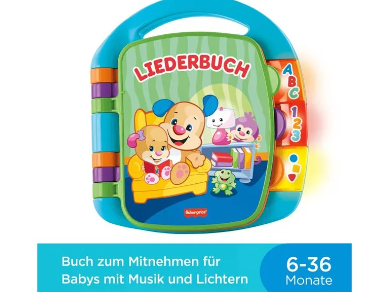Fisher-Price Musikspielzeug Lernspass Liederbuch