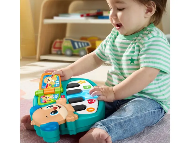 Fisher-Price Musikspielzeug Lernspass Hündchen-Piano