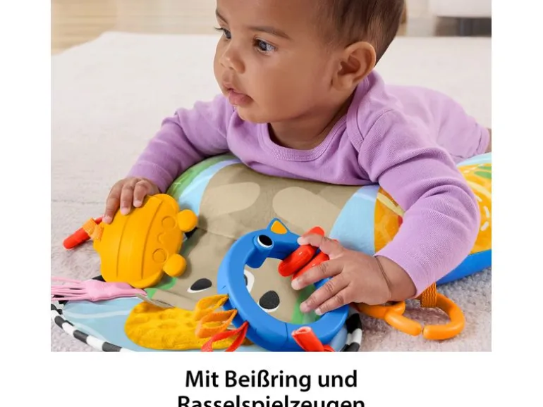 Fisher-Price Spielkissen Sensorische Abenteuer, Kunststoff, Mehrfarbig