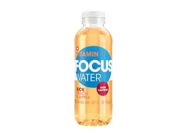 FOCUS WATER Kick Pfirsich & Apfel 12 x 0.5 l