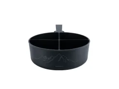 4Fondue Fondue-Caquelon Schwarz