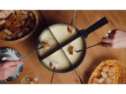 4Fondue Fondue-Caquelon Schwarz