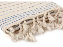 Foutastic Strandtuch Capri Weiss, Blau