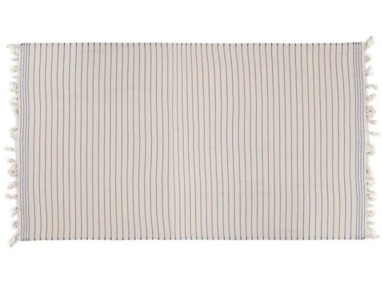 Foutastic Strandtuch Capri Weiss, Blau