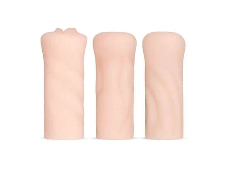 Friend with Benefits Set von 3 Masturbatoren Beige
