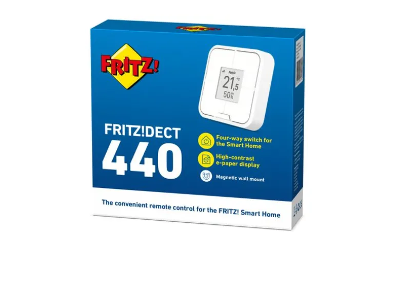 FRITZ! Heizkörperthermostat DECT 440 Vierfach-Taster weiss