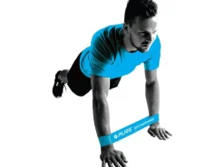FTM Fitnessband 3er-Set, leicht bis stark, Blau/Gelb/Schwarz