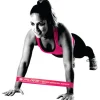 FTM Fitnessband 3er-Set, leicht bis stark, Lila/Rosa/Grau