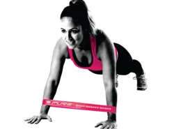 FTM Fitnessband 3er-Set, leicht bis stark, Lila/Rosa/Grau