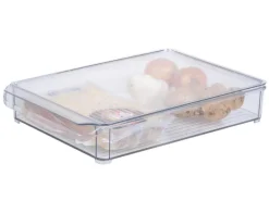 FTM Kühlschrankorganizer 4-teilig, Transparent