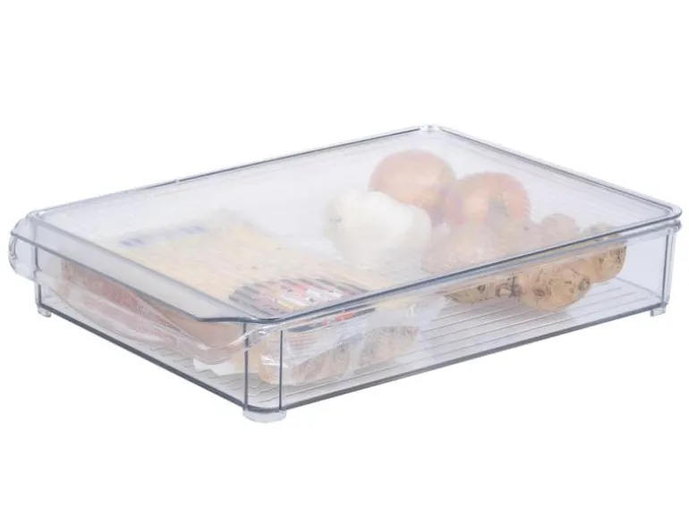 FTM Kühlschrankorganizer 4-teilig, Transparent