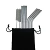 FTM Strohhalm Stainless 8 Stück, Silber