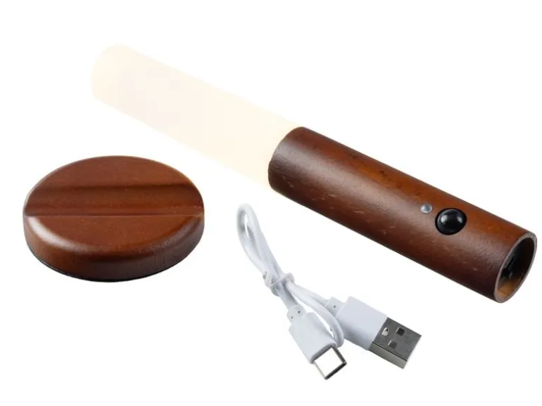 FTM Wandleuchte mit Lichtsensor, Dunkelbraun, 2 Stk.