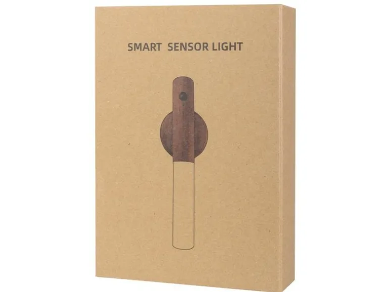 FTM Wandleuchte mit Lichtsensor, Dunkelbraun, 2 Stk.