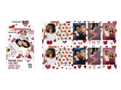 Fujifilm Instax Mini Heart Sketch 10 Blatt
