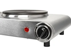 FURBER Doppelkochplatte Silber, 1500 W / 1000 W