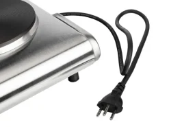 FURBER Doppelkochplatte Silber, 1500 W / 1000 W