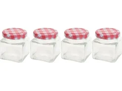 FURBER Einmachglas 75 ml, 4 Stück