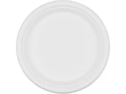 FURBER Einwegteller Ø 22.5 cm, 50 Stück, Weiss