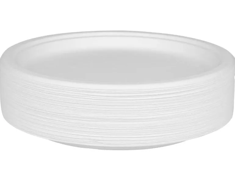 FURBER Einwegteller Ø 26 cm, 50 Stück, Weiss
