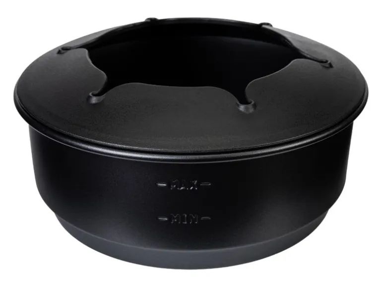 FURBER Fondue-Set Alpy 9 Teile, Schwarz/Weiss