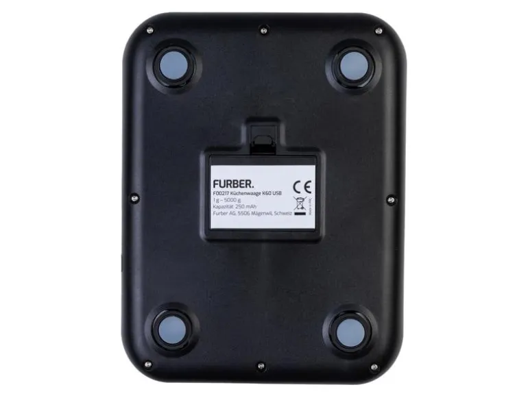 FURBER Küchenwaage USB Silber