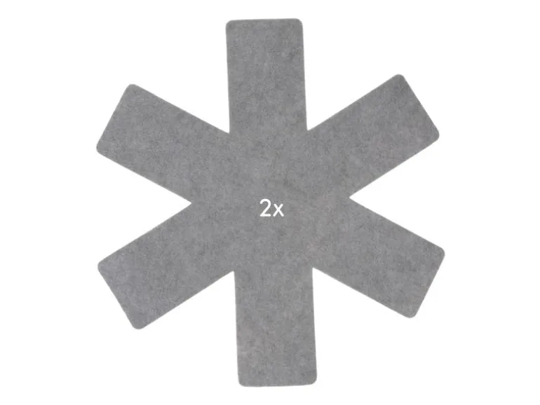 FURBER Pfannenschutz 6 Stück, Grau