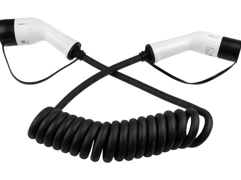 FURBER.power Ladekabel THOR Typ 2 22kW 5 m Spiral