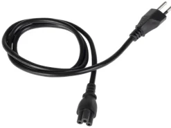 FURBER.power Netzkabel C5-T12 1.0 m Schwarz