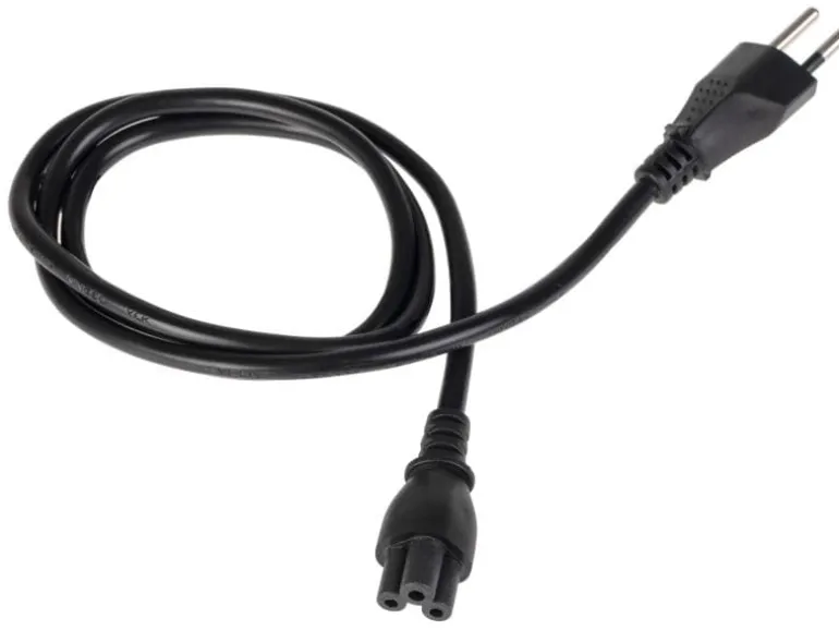FURBER.power Netzkabel C5-T12 1.0 m Schwarz