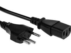FURBER.power Netzkabel C13-T12 1.0 m Schwarz