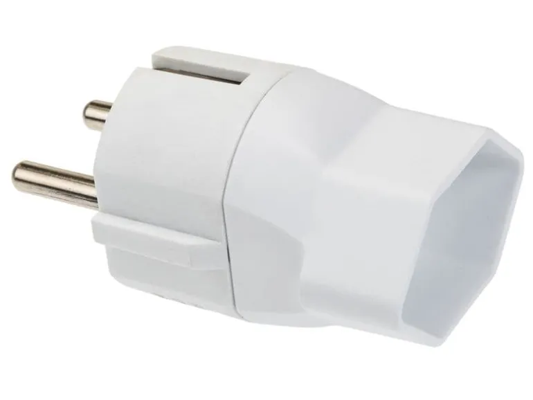 FURBER.power Reiseadapter CH T23 – Schuko Weiss