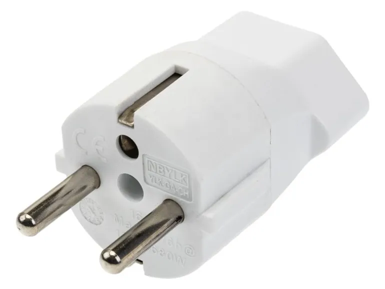 FURBER.power Reiseadapter CH T23 – Schuko Weiss
